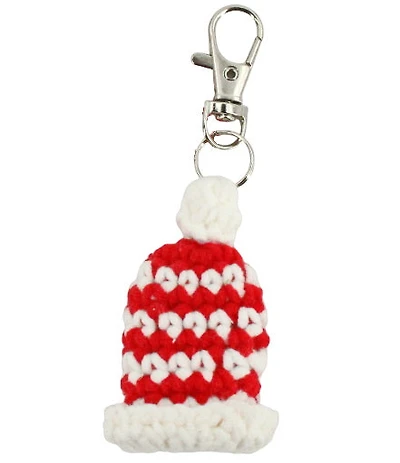 Porte-clés tuque tricot