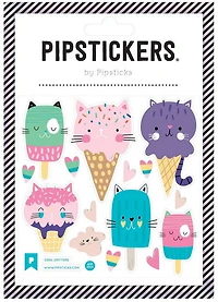 Autocollants Friandises glacées chats