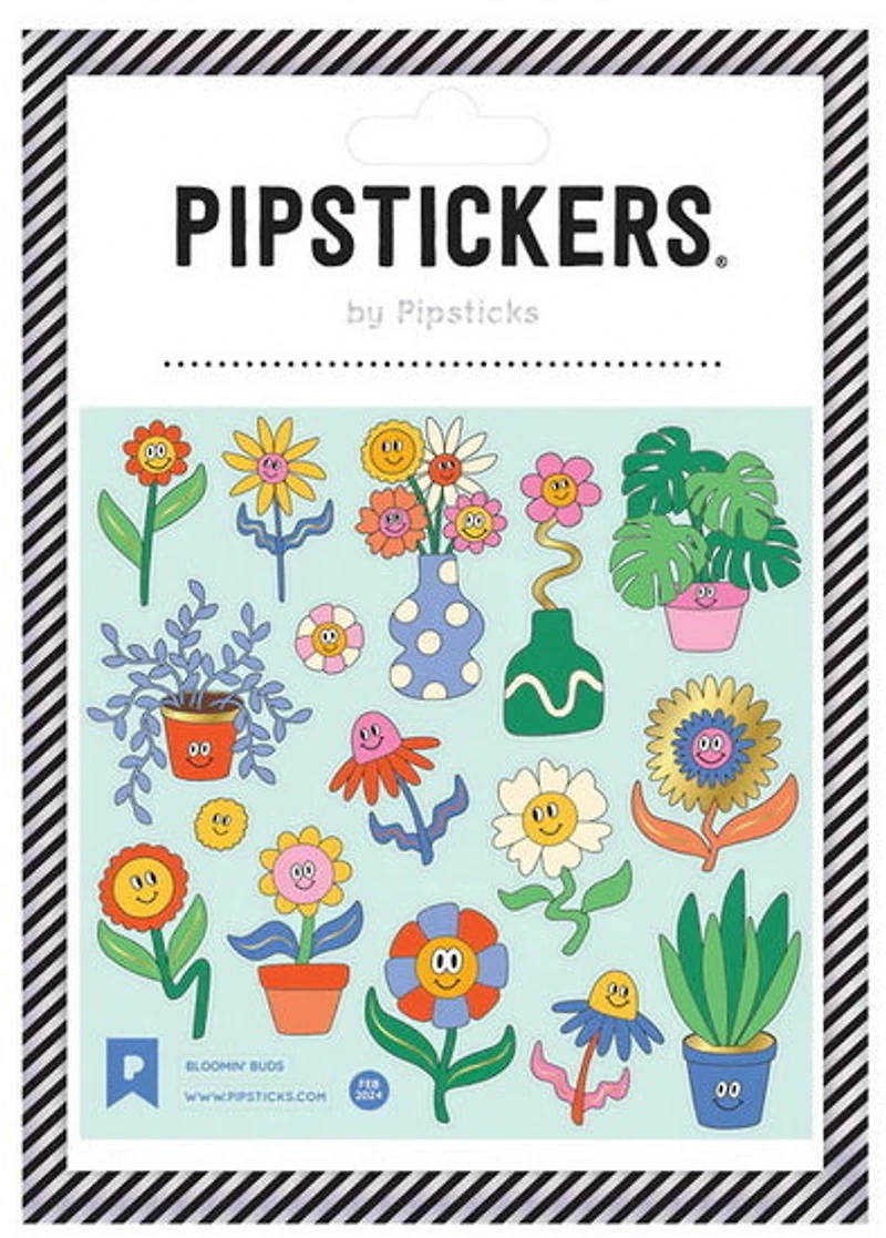 Autocollants Fleurs souriantes