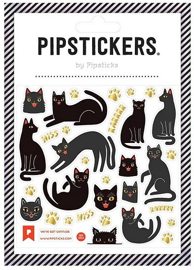 Autocollants Chats noirs