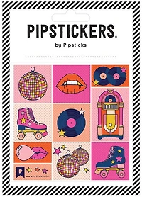 Autocollants Patins à roulettes disco