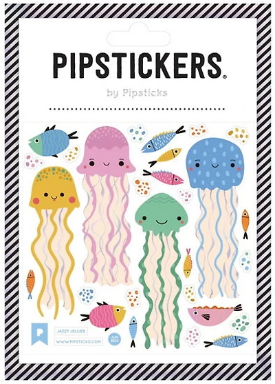 Autocollants Méduses colorées