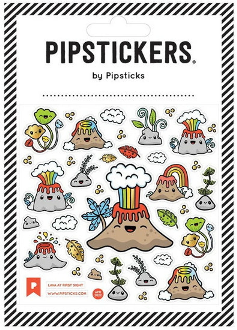 Autocollants Volcans mignons