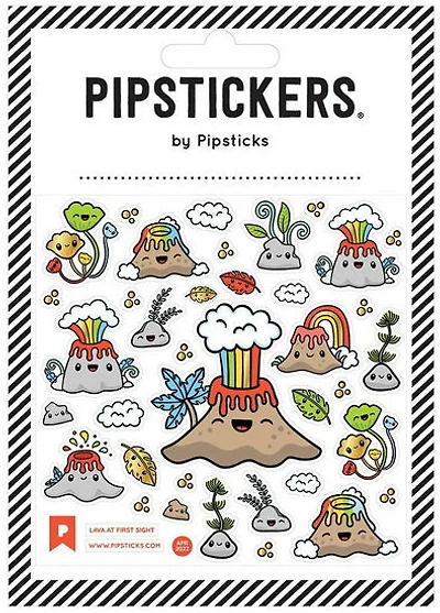 Autocollants Volcans mignons