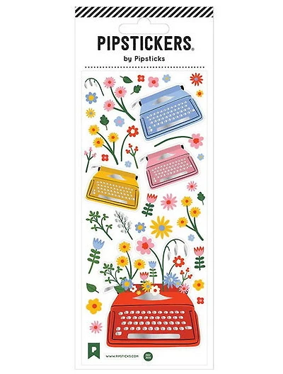 Autocollants Dactylos fleuries