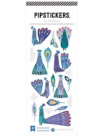 Autocollants Paons et plumes