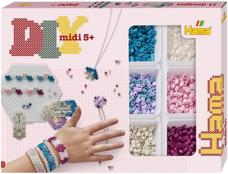 Hama Activity Box Approx.2400 beads, 1 hexagonal pegboard, accs