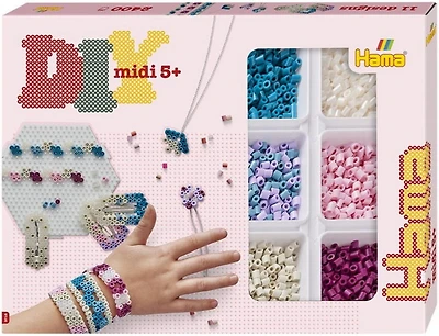 Hama Activity Box Approx.2400 beads, 1 hexagonal pegboard, accs