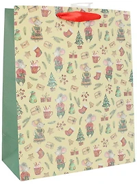 Sac moyen souris de Noël