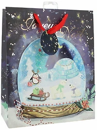 Sac moyen boule à neige FR