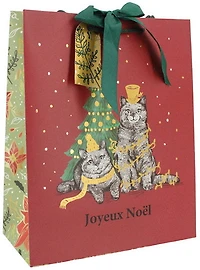 Sac moyen chats avec chapeaux FR