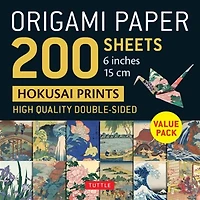 Origami Paper 200 sheets Hokusai Prints 6 (15 cm)