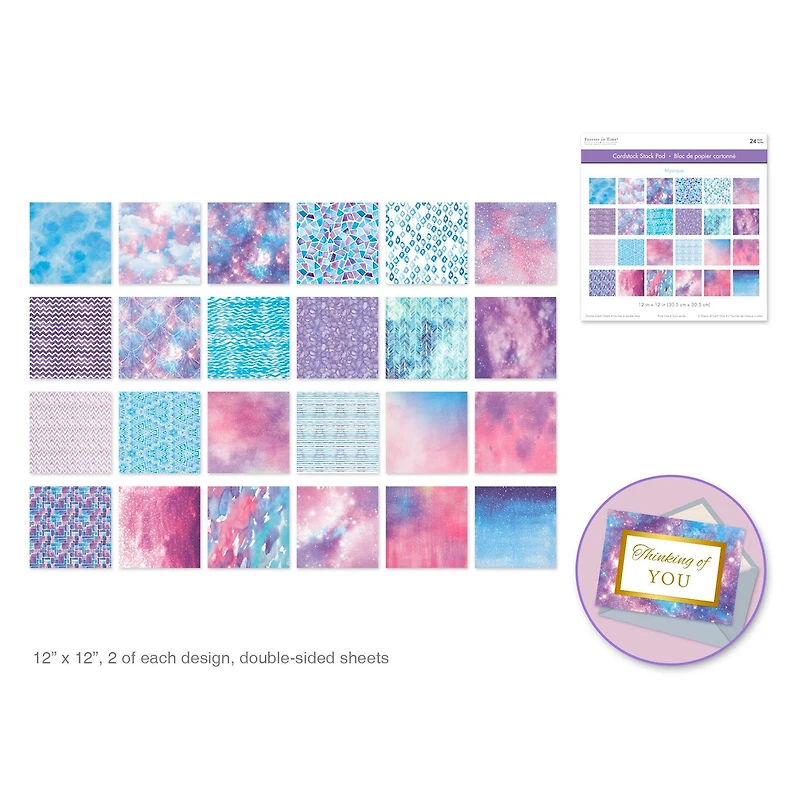 Forever in Time Paper Pad - 24 Sheets - Mystic
