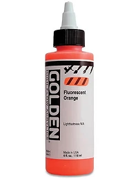 Acrylique high flow - 4 oz  orange fluorescent  s5