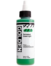 Acrylique high flow - 4 oz  vert permanent clair  s4