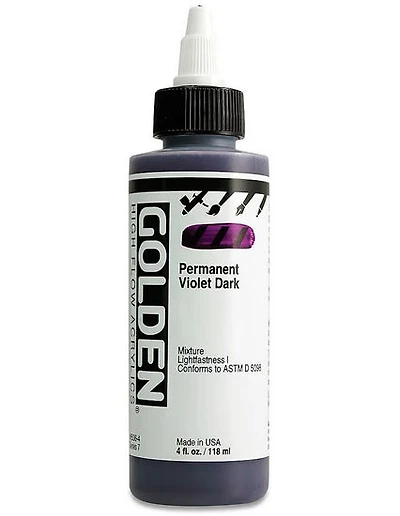 Acrylique high flow - 4 oz  violet permanent foncé  s7