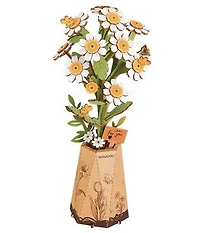 Fleur en bois à bricoler -Camomille