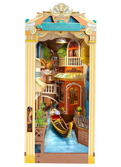Diorama appui-livre - Romantique Venise