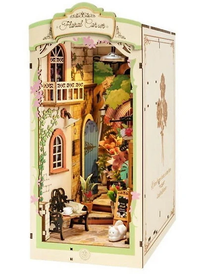 Diorama appui-livre - L'Allée des fleurs