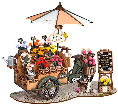 Chariot de fleurs à bricoler