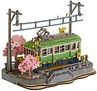 Train fleur cerisier à bricoler