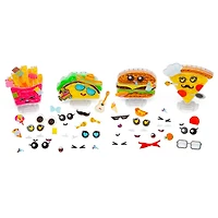 Set of 4 Rainbow Loom Loomies Rubber Band Characters - Food
