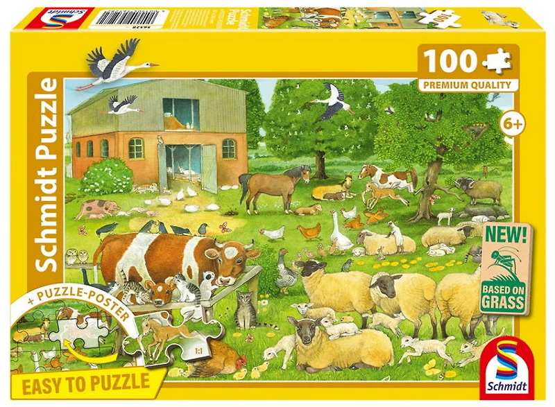Les familles d'animaux sur la ferme 100 mcx