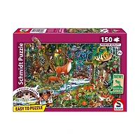 Animals in the European Forest – 150 Pieces