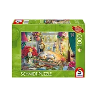 Puzzle Time for the Cat – 1000 Pieces