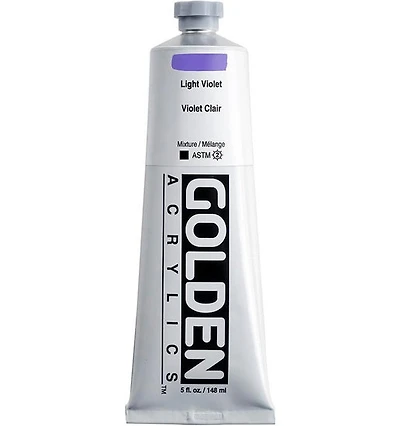 Acrylic heavy body - 5 oz  light violet  s3