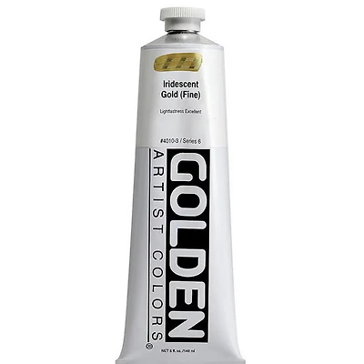 Acrylique haute viscosité - 5 oz or iridescent fin s6