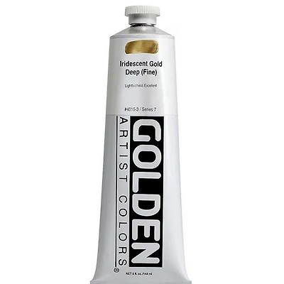 Acrylique haute viscosité - 5 oz  or iridescent foncé fin  s7