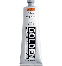 Acrylic heavy body - 5 oz  vat orange  s8