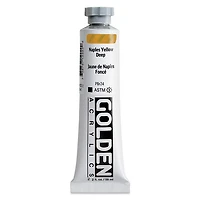 Acrylic heavy body - 2 oz  naples yellow deep  s2