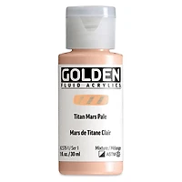 Acrylic fluid - 1 oz  light titanium mars  s1