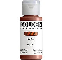 Acrylique fluide - 1 oz  or de azo  s4