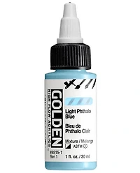 Acrylic high flow - 1 oz  phthalo blue light  s1