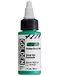 Acrylic high flow - 1 oz  viridescentian green hue  s1