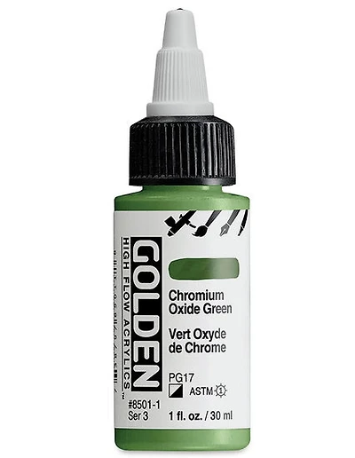 Acrylique high flow - 1 oz vert oxyde chrome s3