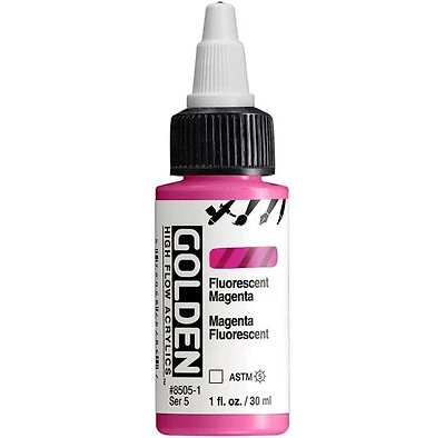 Acrylique high flow - 1 oz magenta fluo s5