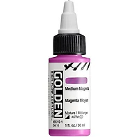 Acrylique high flow - 1 oz  magenta moyen  s6
