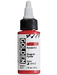 Acrylique high flow - 1 oz  rouge de pyrrole  s8