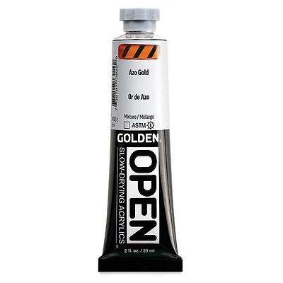 Acrylique open - 2 oz  or de azo  s4