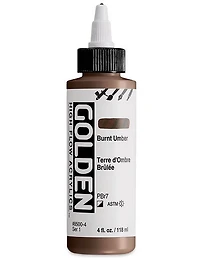 Acrylique high flow - 4 oz  ombre brulée  s1