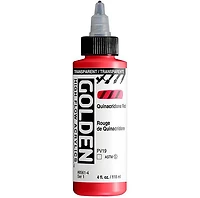 Acrylic high flow - 4 oz  transparent quinacridone red  s1