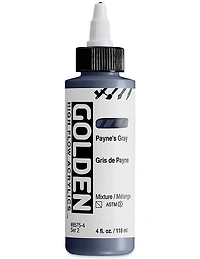 Acrylique high flow - 4 oz  gris de payne  s2