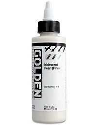 Acrylique high flow - 4 oz  perle iridescent fin  s4