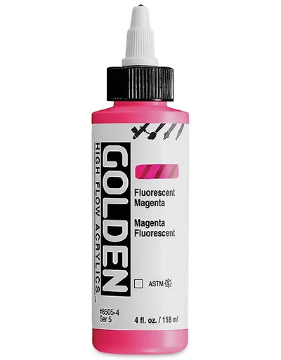 Acrylic high flow - 4 oz  fluorescent magenta  s5