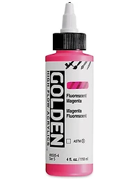 Acrylic high flow - 4 oz  fluorescent magenta  s5