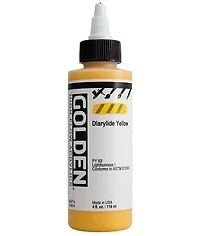 Acrylique high flow - 4 oz  jaune diarylide  s6